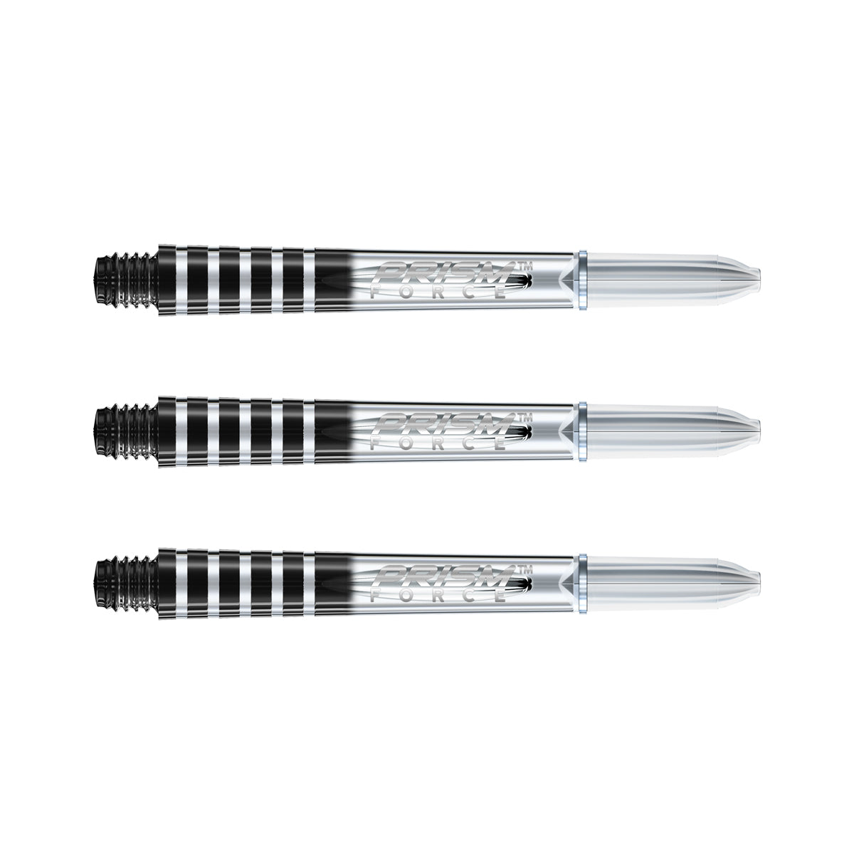 Winmau Prism Force Dart Stems Shafts Clear Medium length variant image
