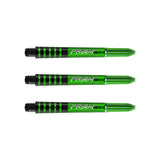 Winmau Prism Force Dart Stems Shafts Green Intermediate length variant image