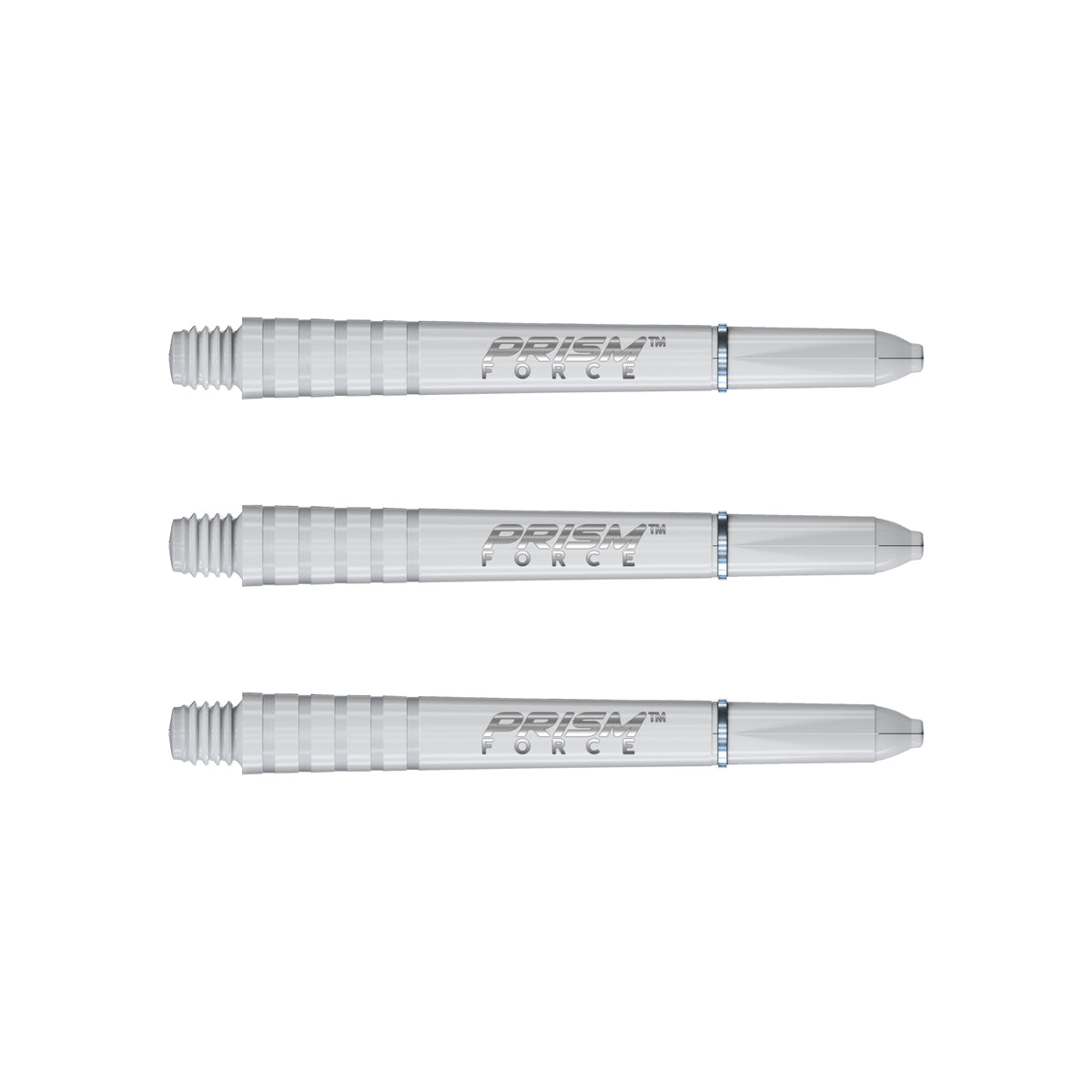 Winmau Prism Force Dart Stems Shafts White Intermediate length variant image