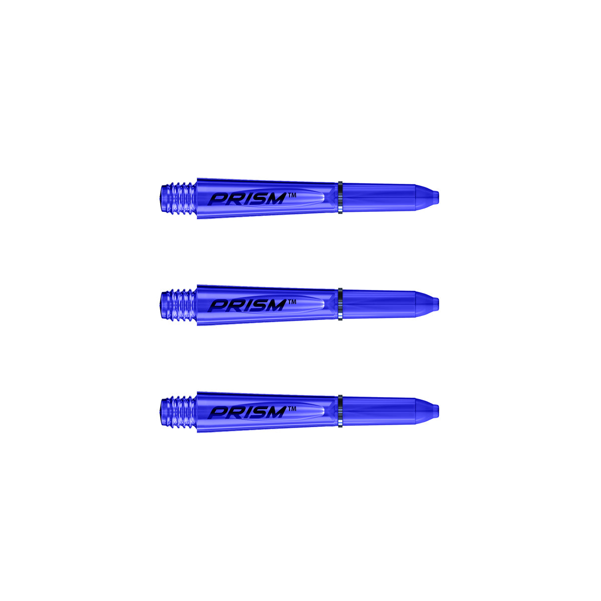 Winmau Prism Polycarbonate Dart Stems Shafts Blue Extra Short length variant image