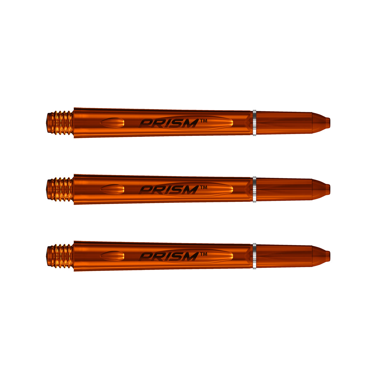Winmau Prism Polycarbonate Dart Stems Shafts Orange Medium length variant image