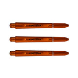 Winmau Prism Polycarbonate Dart Stems Shafts Orange Medium length variant image