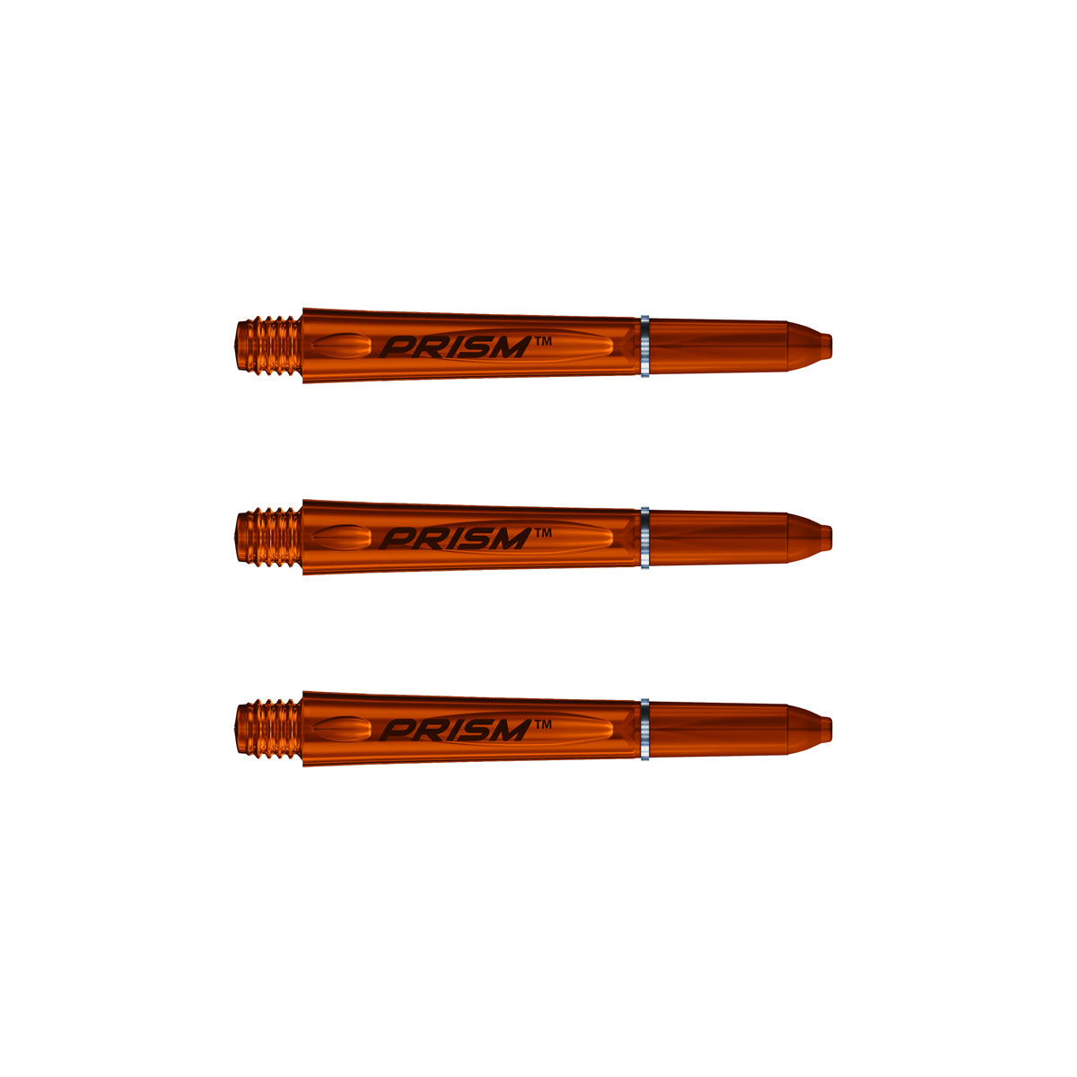 Winmau Prism Polycarbonate Dart Stems Shafts Orange Short length variant image