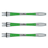 Triad Aluminium Dart Stems Green Medium length variant image