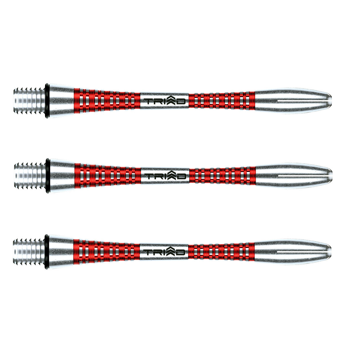 Triad Aluminium Dart Stems Red Medium length variant image