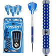 Vincent Van Der Voort Steel Tip Darts main product image showing the darts, packaging, flights, shafts, and included accessories