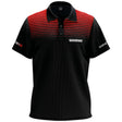 Winmau Wincool 4 Dart Shirt front view image showing the complete shirt design, colours, and sponsor branding