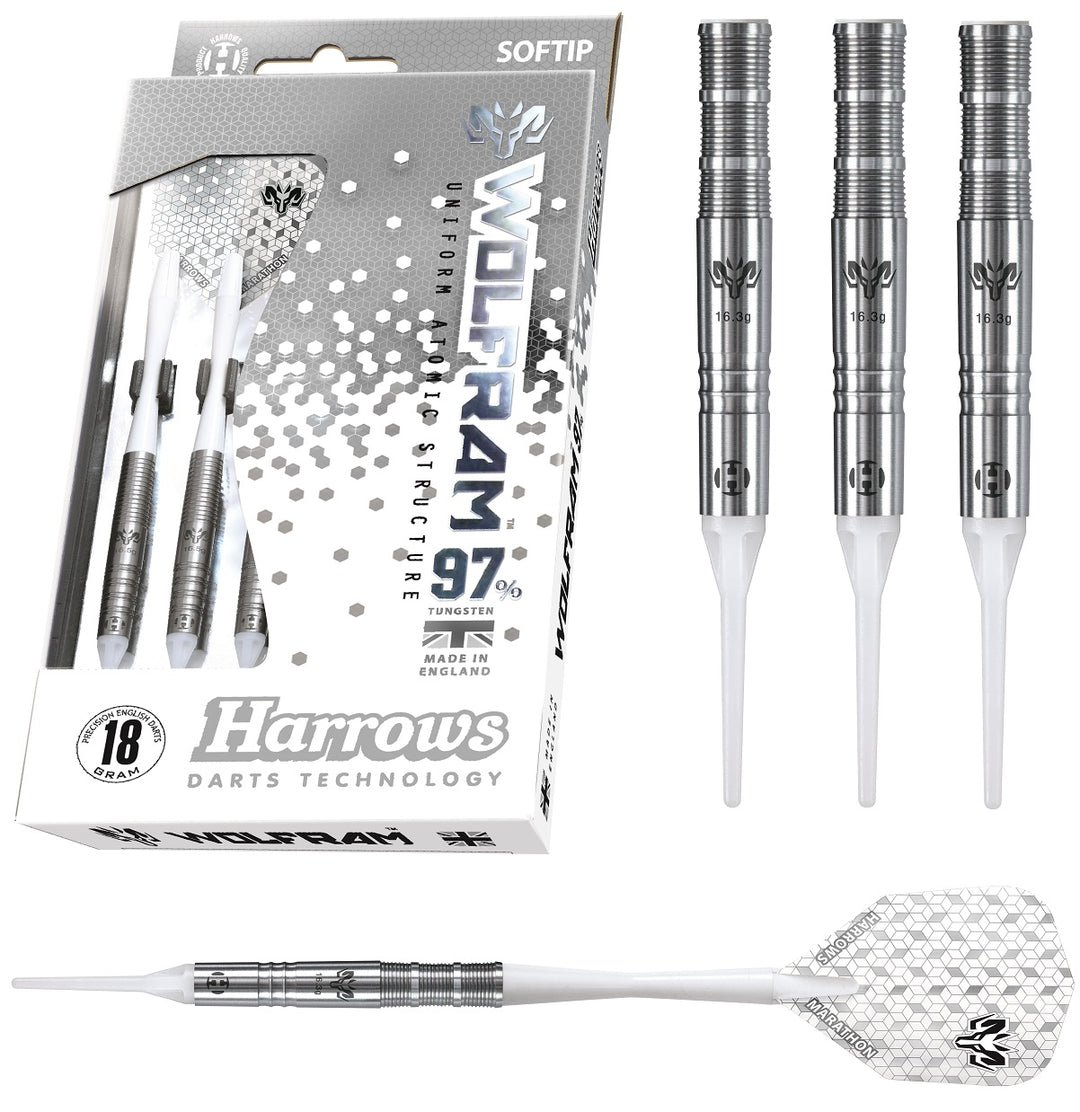 Harrows Wolfram 97% Tungsten Soft Tip Darts RAM Barrel